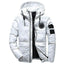 Parka d'hiver à capuche camouflage pour homme - Coupe ajustée et coupe-vent