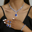 Ensemble de Bijoux de Mariée Élégant : Collier, Boucles d'Oreilles et Bracelet