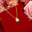 Elegant Zircon Gem Jewelry Set - Necklace, Earring, Ring