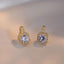 Elegant Zircon Gem Jewelry Set - Necklace, Earring, Ring