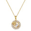 Conjunto de Joyería Personalizada de Diamantes Elegante con Collar y Pendientes