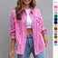 Chaqueta de Camisa Rota de Moda para Mujeres - Top Casual de Otoño y Primavera