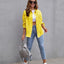 Chaqueta de Camisa Rota de Moda para Mujeres - Top Casual de Otoño y Primavera