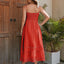 Women's Cotton Maxi Dress - Elegant Summer Style