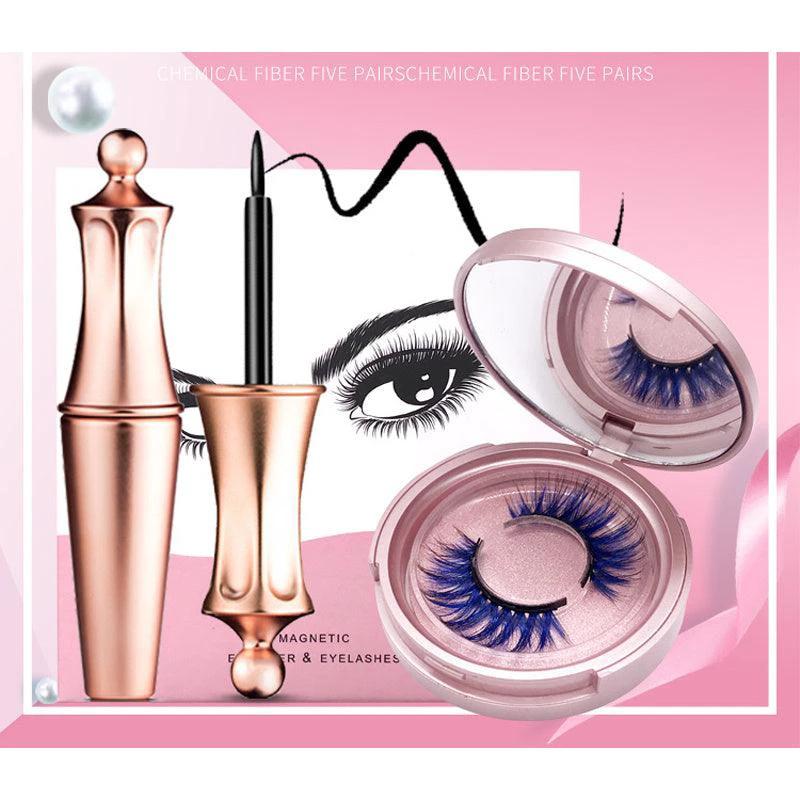 Conjunto de Pestañas Postizas Magnéticas Glamour Lash Co.