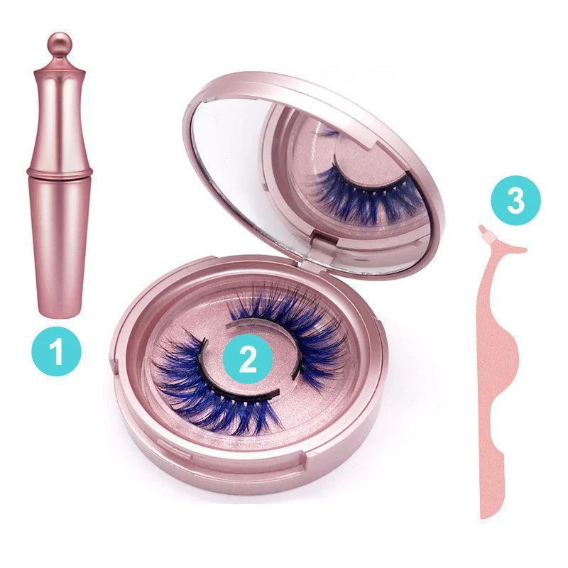 Conjunto de Pestañas Postizas Magnéticas Glamour Lash Co.
