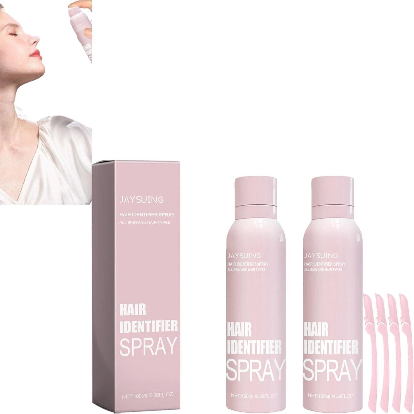 Spray Identifiant de Cheveux pour un Entretien Précis du Visage