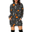 Hoodie à manches longues imprimé Halloween avec poches pour femmes