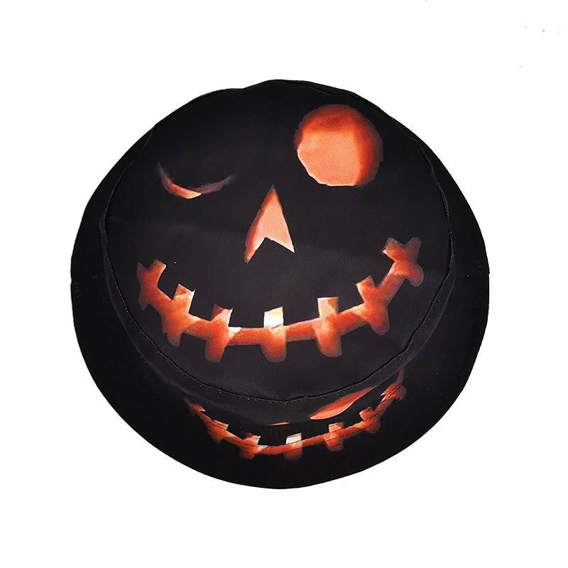 Chapeau de pêcheur citrouille d'Halloween - Design cartoon créatif