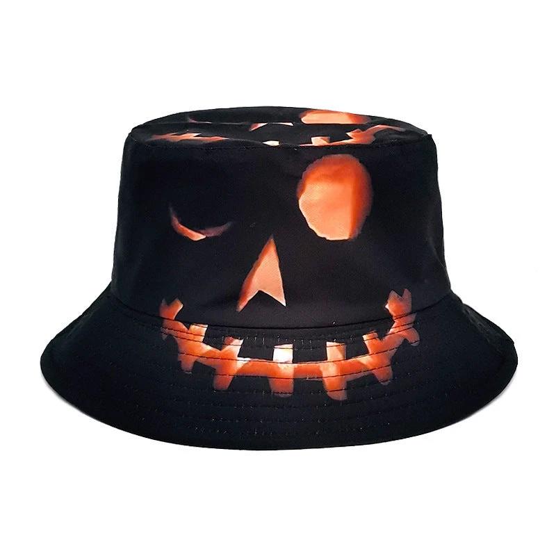 Chapeau de pêcheur citrouille d'Halloween - Design cartoon créatif