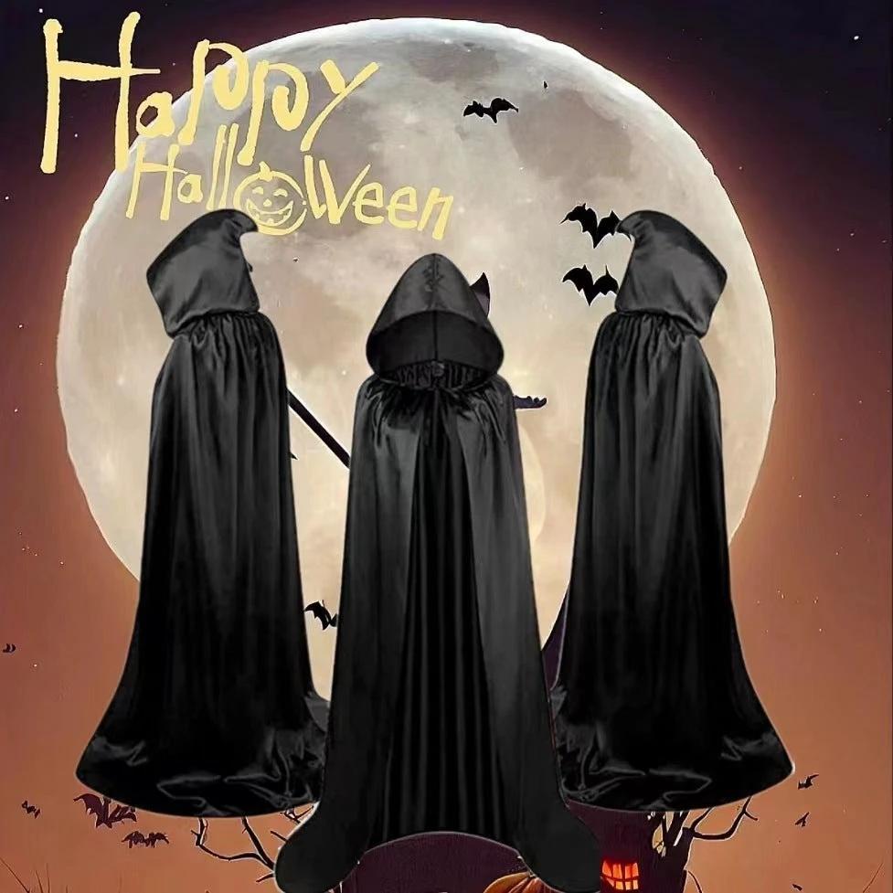 Capa de Mago de Halloween para Niños - Disfraz con Capucha
