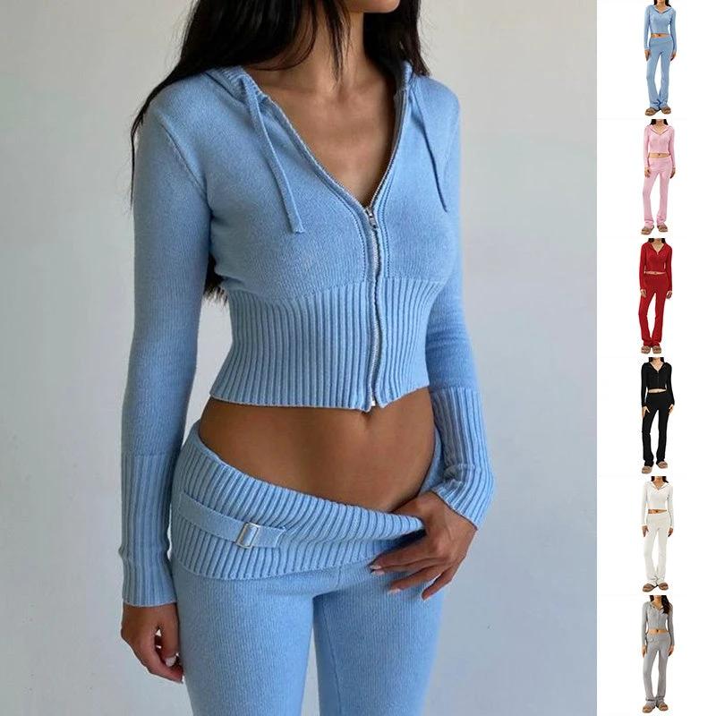 Chic Women's Hoodie Suit Set - Stylish Comfort for Every Occasion