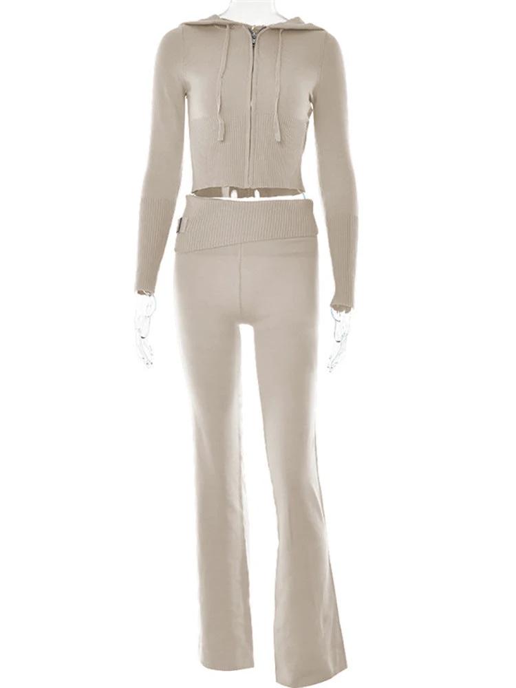 Chic Women's Hoodie Suit Set - Stylish Comfort for Every Occasion