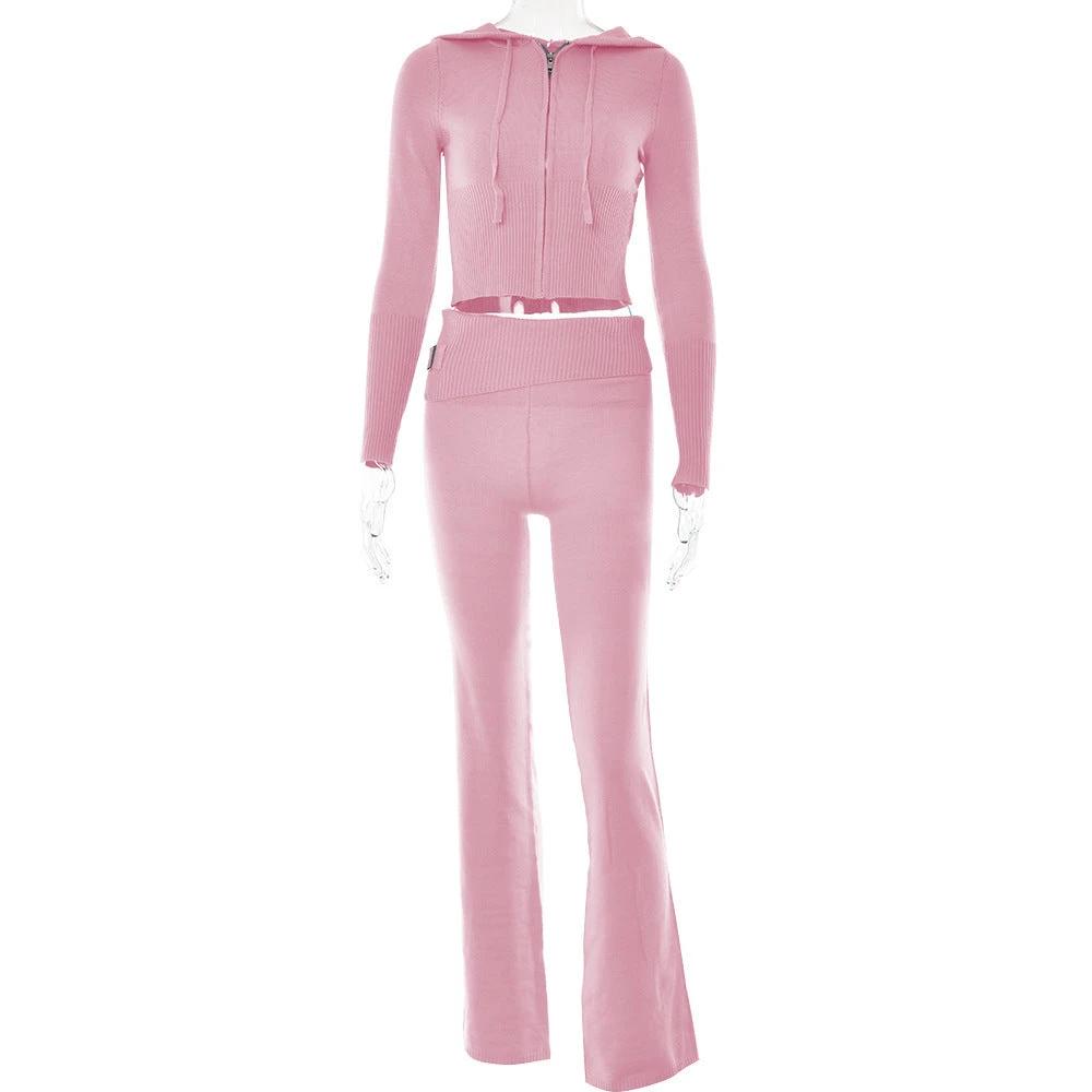 Chic Women's Hoodie Suit Set - Stylish Comfort for Every Occasion