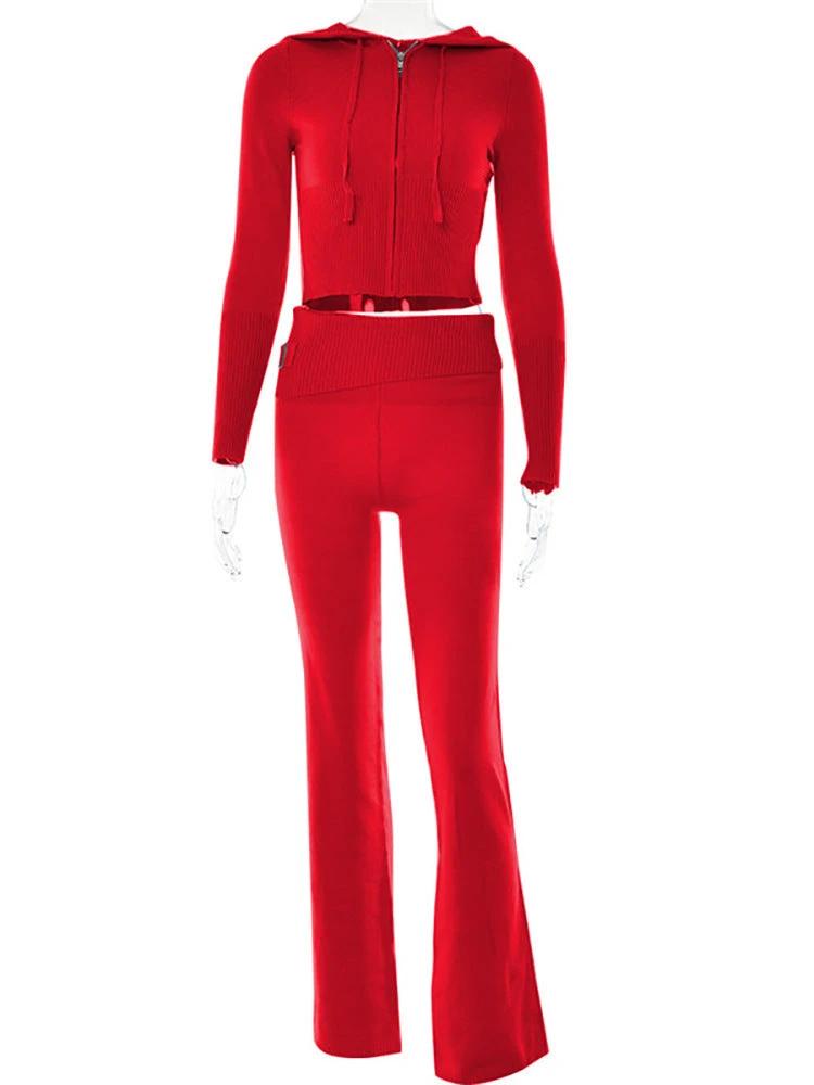 Chic Women's Hoodie Suit Set - Stylish Comfort for Every Occasion