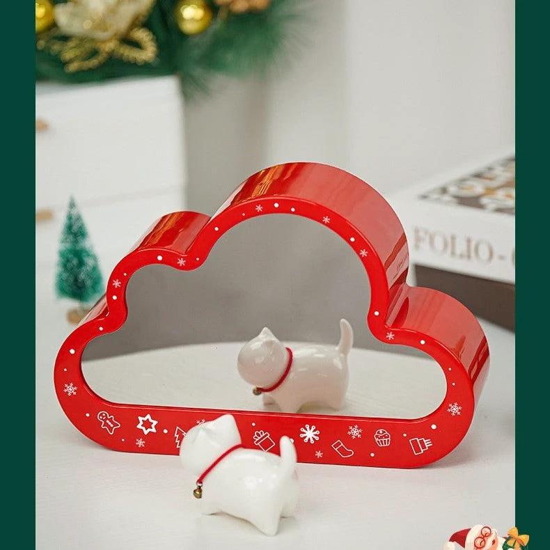 Lámpara Nocturna Nube de Navidad Mandotos con Luces LED