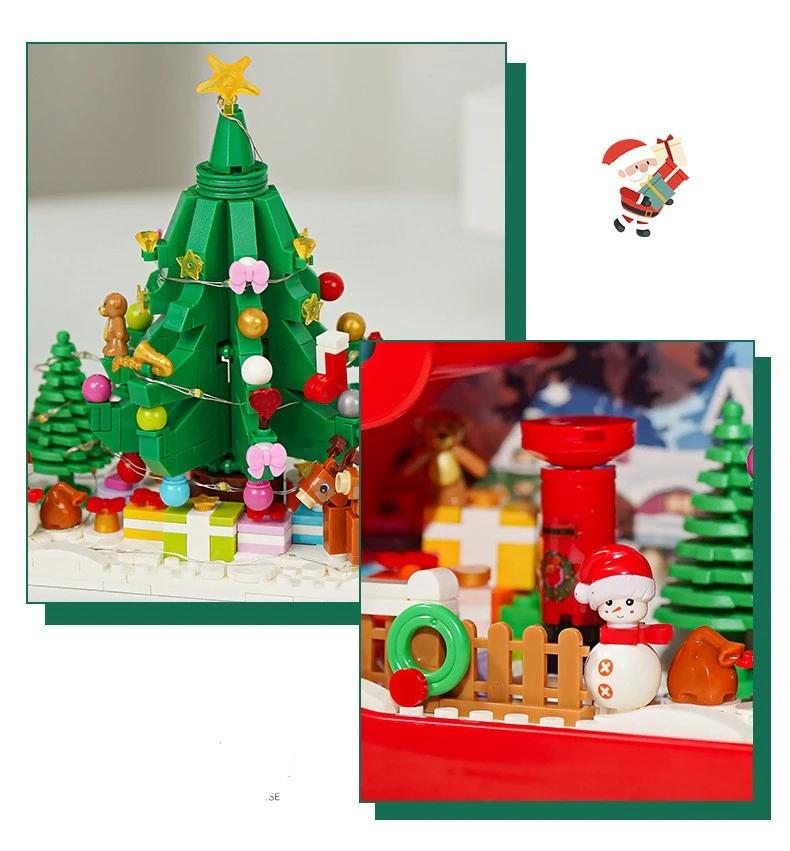 Lámpara Nocturna Nube de Navidad Mandotos con Luces LED