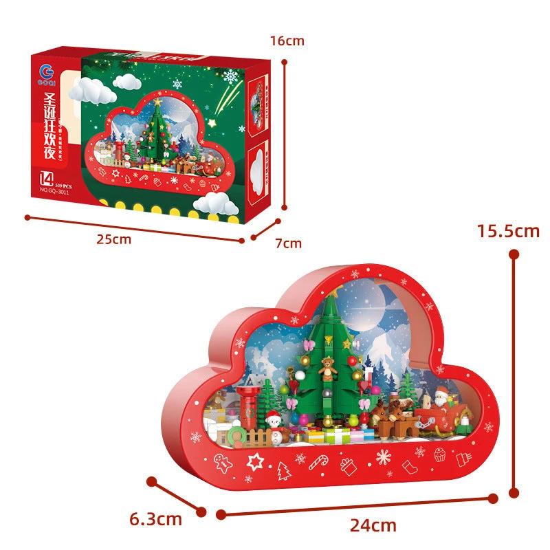 Lámpara Nocturna Nube de Navidad Mandotos con Luces LED