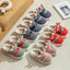Chaussons Elk de Noël Mandotos - Chaussures d'intérieur confortables pour l'hiver