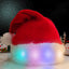Sombrero de Santa de Peluche con Luz LED Mandotos para Todas las Edades