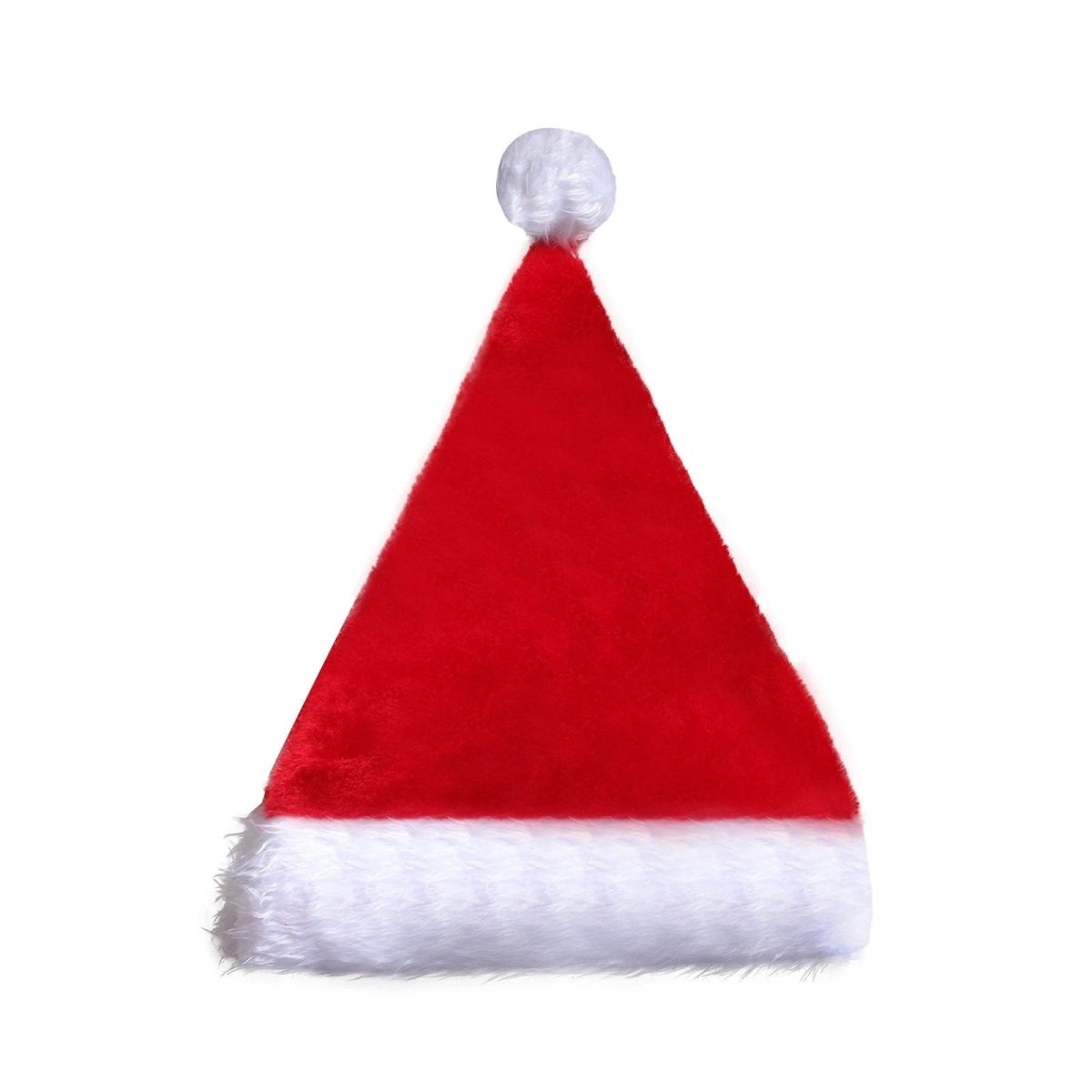 Sombrero de Santa de Peluche con Luz LED Mandotos para Todas las Edades