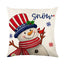 Fundas de Almohada Navideñas Mandotos con Diseño de Copo de Nieve