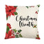 Fundas de Almohada Navideñas Mandotos con Diseño de Copo de Nieve