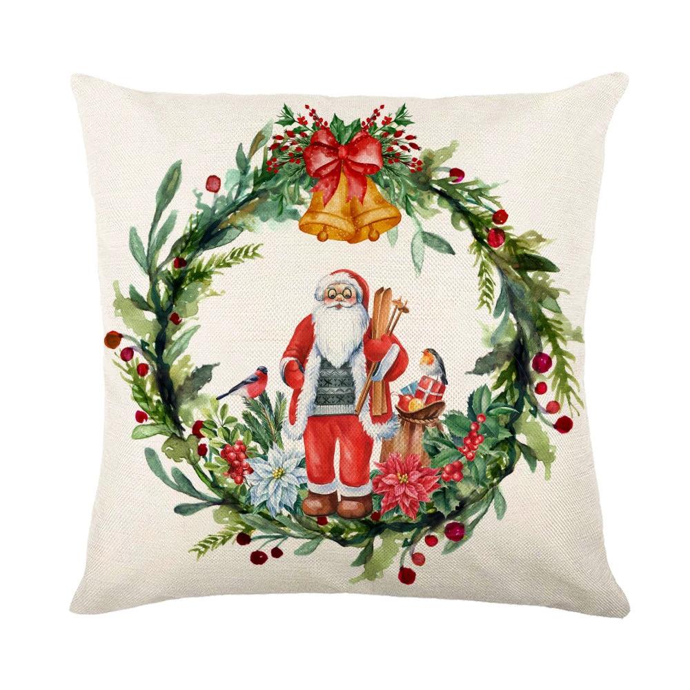 Fundas de Almohada Navideñas Mandotos con Diseño de Copo de Nieve