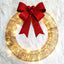 Couronne de Noël LED lumineuse Mandotos 50 cm avec nœud