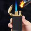 Encendedor de Llama Azul Creativo Mandotos - A Prueba de Viento Doble Llama