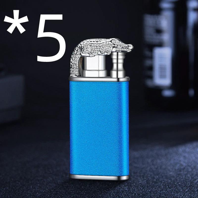 Encendedor de Llama Azul Creativo Mandotos - A Prueba de Viento Doble Llama