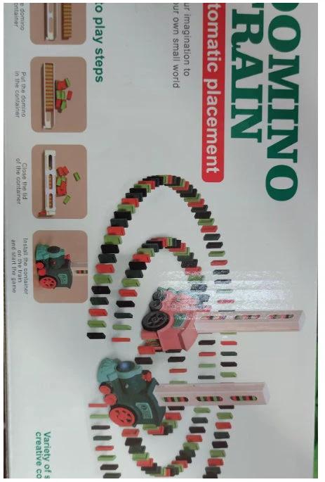 Ensemble de blocs de construction de train domino électrique Mandotos