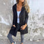 MANDOTOS Hooded Cardigan - Loose Fit Red Jacket