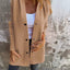 MANDOTOS Hooded Cardigan - Loose Fit Red Jacket