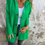 MANDOTOS Hooded Cardigan - Loose Fit Red Jacket
