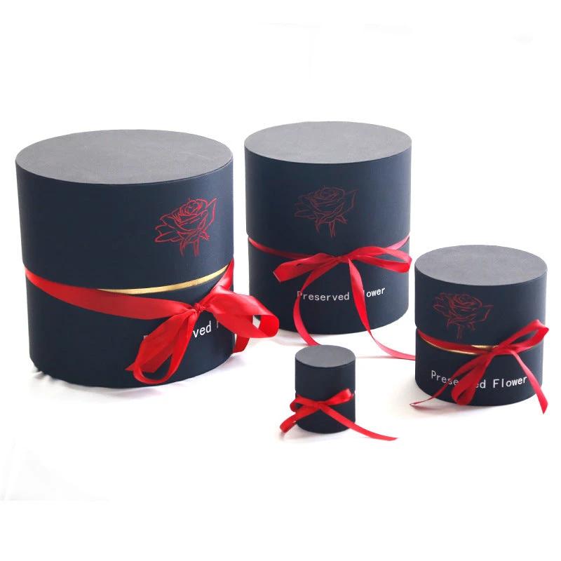 Conjunto de Caja de Rosas Reales Preservadas Mandotos - Regalo Atemporal para Cualquier Ocasión