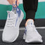 Zapatillas de malla con cordones para hombre - Zapatos deportivos de bajo perfil elegantes