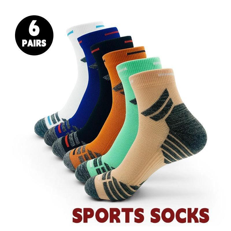 Chaussettes de Cheville Rembourrées pour Hommes - 6 Paires pour un Confort Ultime