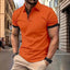 Camisa Polo de Negocios de Manga Corta para Hombre
