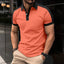 Camisa Polo de Negocios de Manga Corta para Hombre