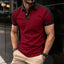 Camisa Polo de Negocios de Manga Corta para Hombre