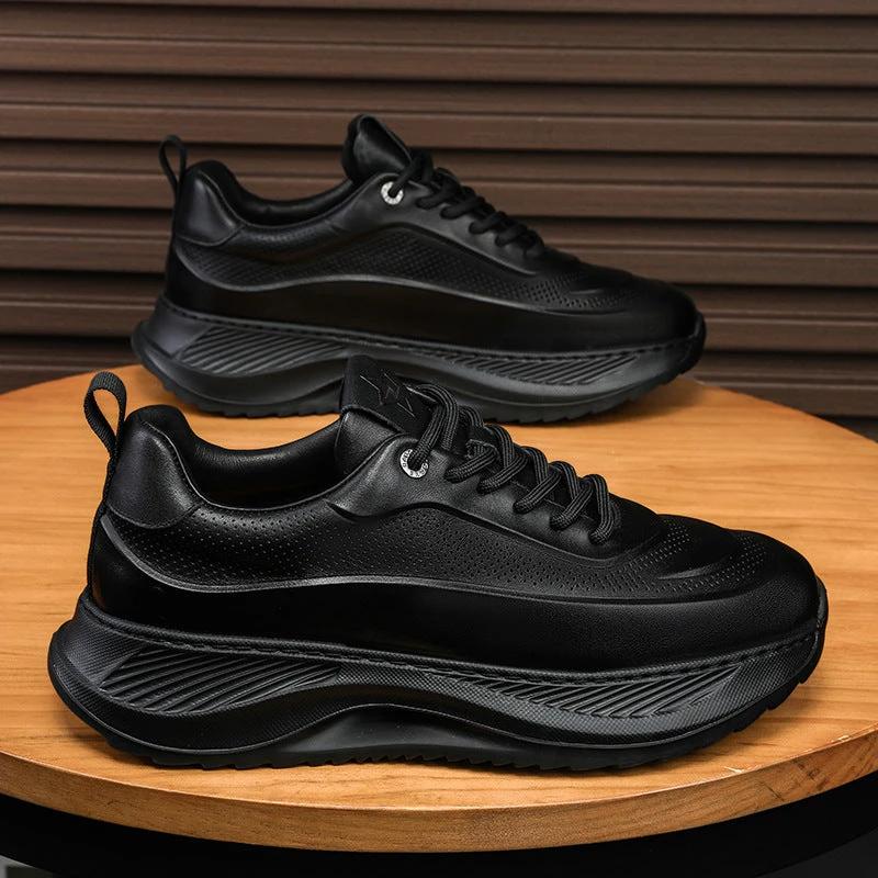Zapatillas Casual de Suela Gruesa para Hombre - Transpirables y Elegantes