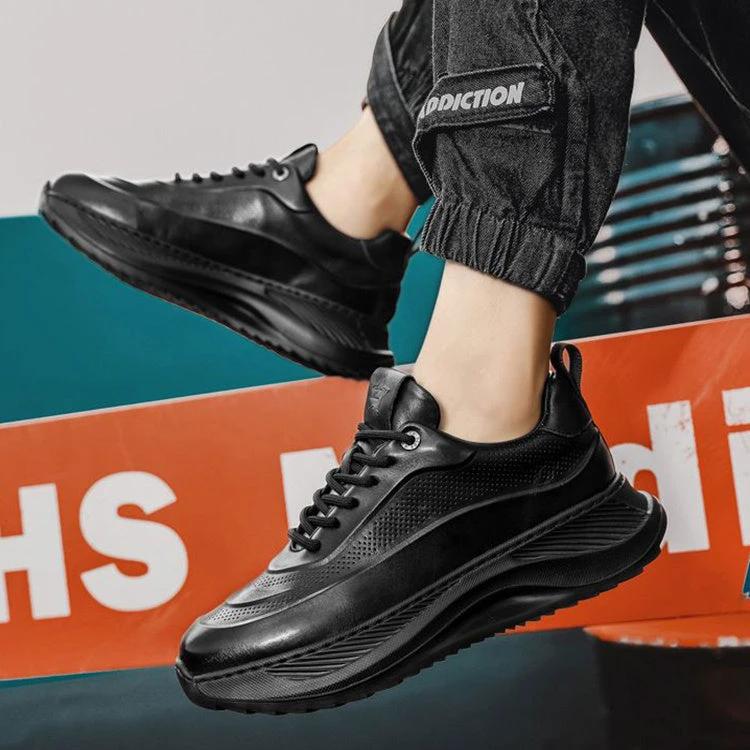 Zapatillas Casual de Suela Gruesa para Hombre - Transpirables y Elegantes