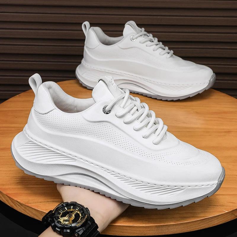 Zapatillas Casual de Suela Gruesa para Hombre - Transpirables y Elegantes