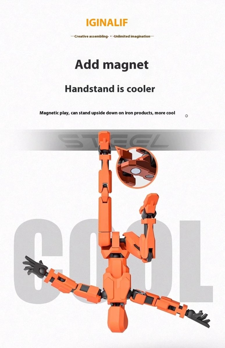Robot Shapeshift à Articulations Multiples - Figurine d'Action Imprimée en 3D