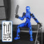 Robot Shapeshift à Articulations Multiples - Figurine d'Action Imprimée en 3D