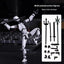Robot Shapeshift à Articulations Multiples - Figurine d'Action Imprimée en 3D