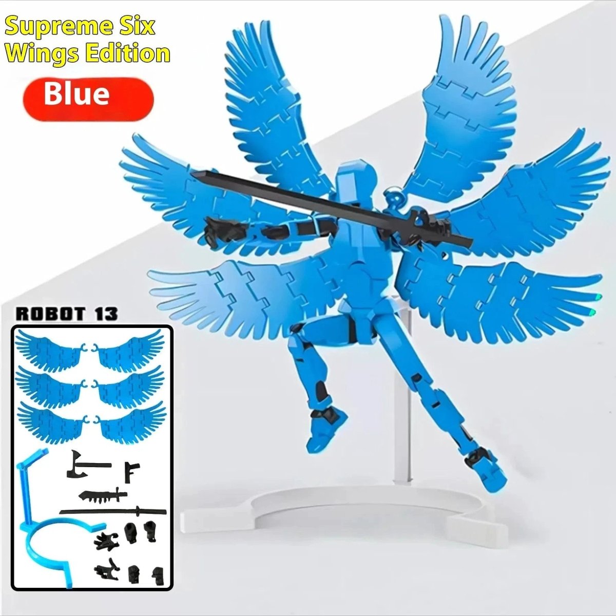 Robot Shapeshift à Articulations Multiples - Figurine d'Action Imprimée en 3D