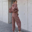 Conjunto Deportivo de Chaqueta con Capucha Casual para Mujeres Otoño e Invierno