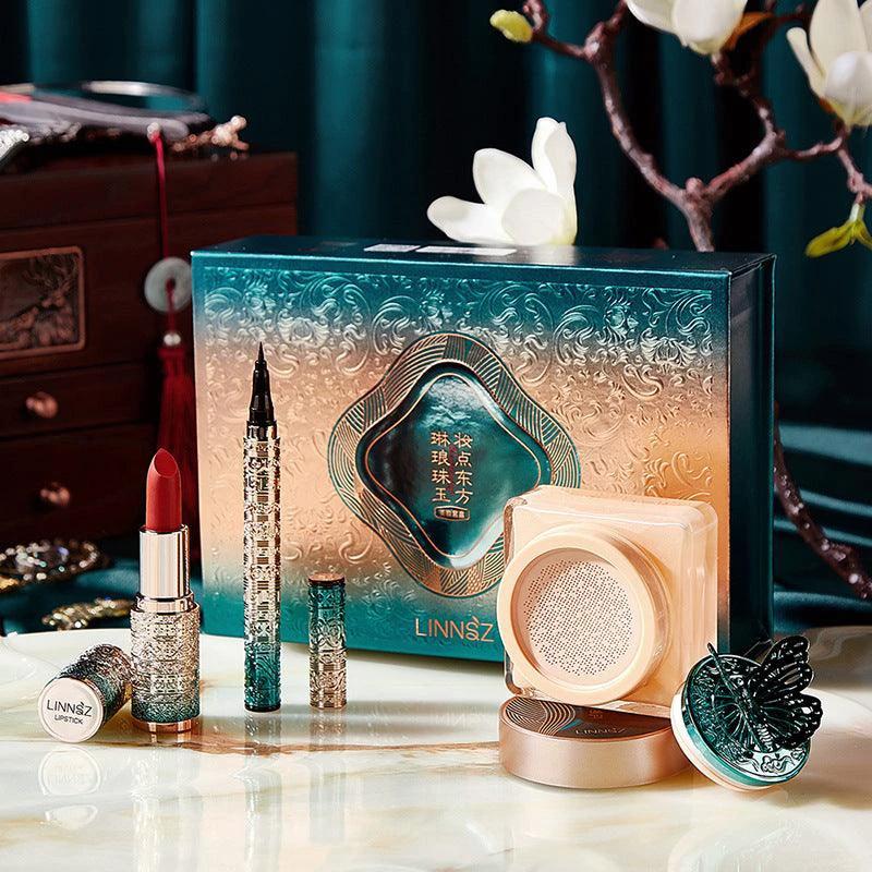 Oriental Beauty Co. Chinese-Inspired Makeup Set with Elegant Palette & Bold Colors